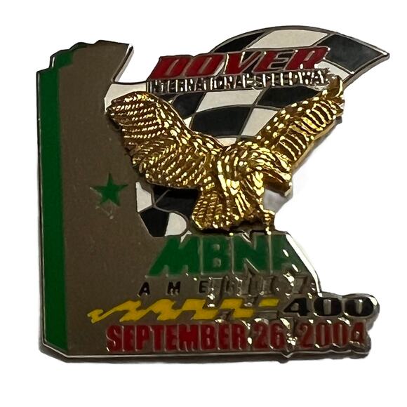 VTG Nascar Dover International MBNA 400 Race September 26 2004 Push Pin - Picture 1 of 3